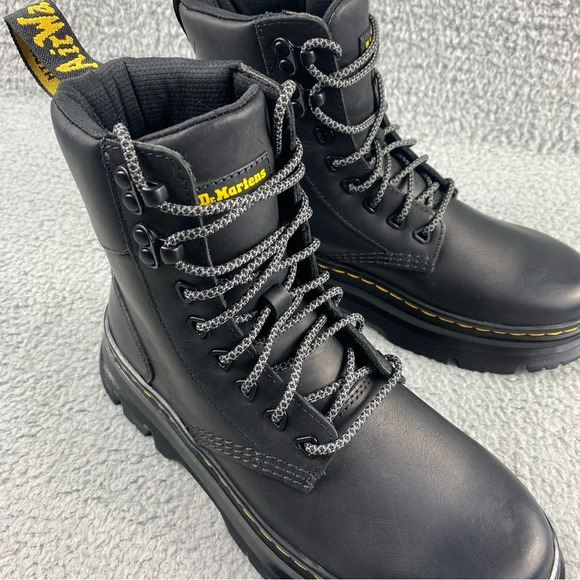 NEW DR. MARTENS Tarik Wyoming Boots Black Unisex Lace-Up Ankle Womens 7 Mens 6 - Picture 11 of 15